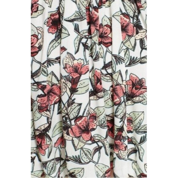Free People Dear You Floral babydoll dress ruffle detail Boho flowing scoop - Picture 5 of 9